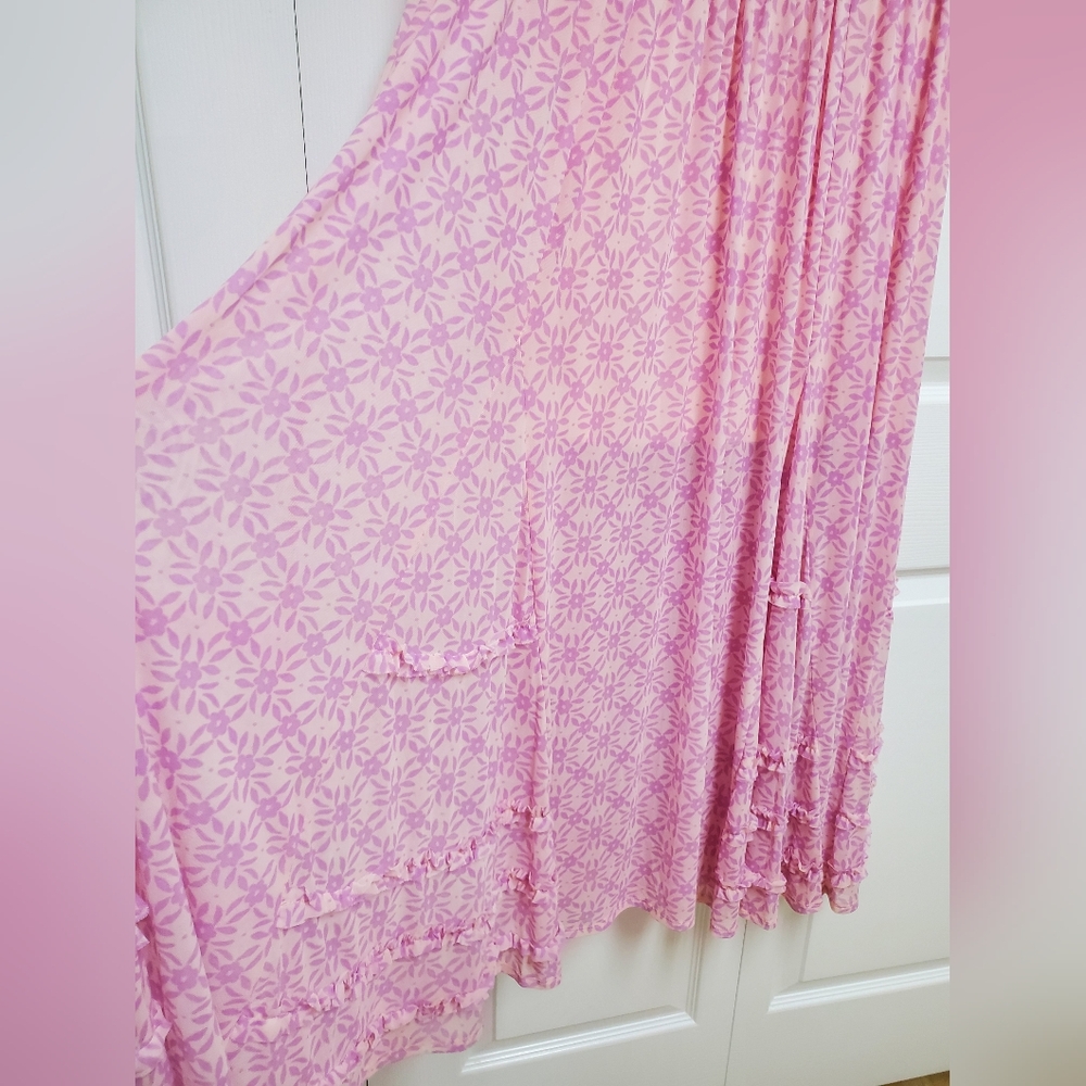 Free People It's Fate Midi Dress/Lilac Combo - Picture 10 of 13